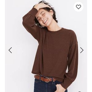 Madewell puffed sleeve sweater XS NWT!